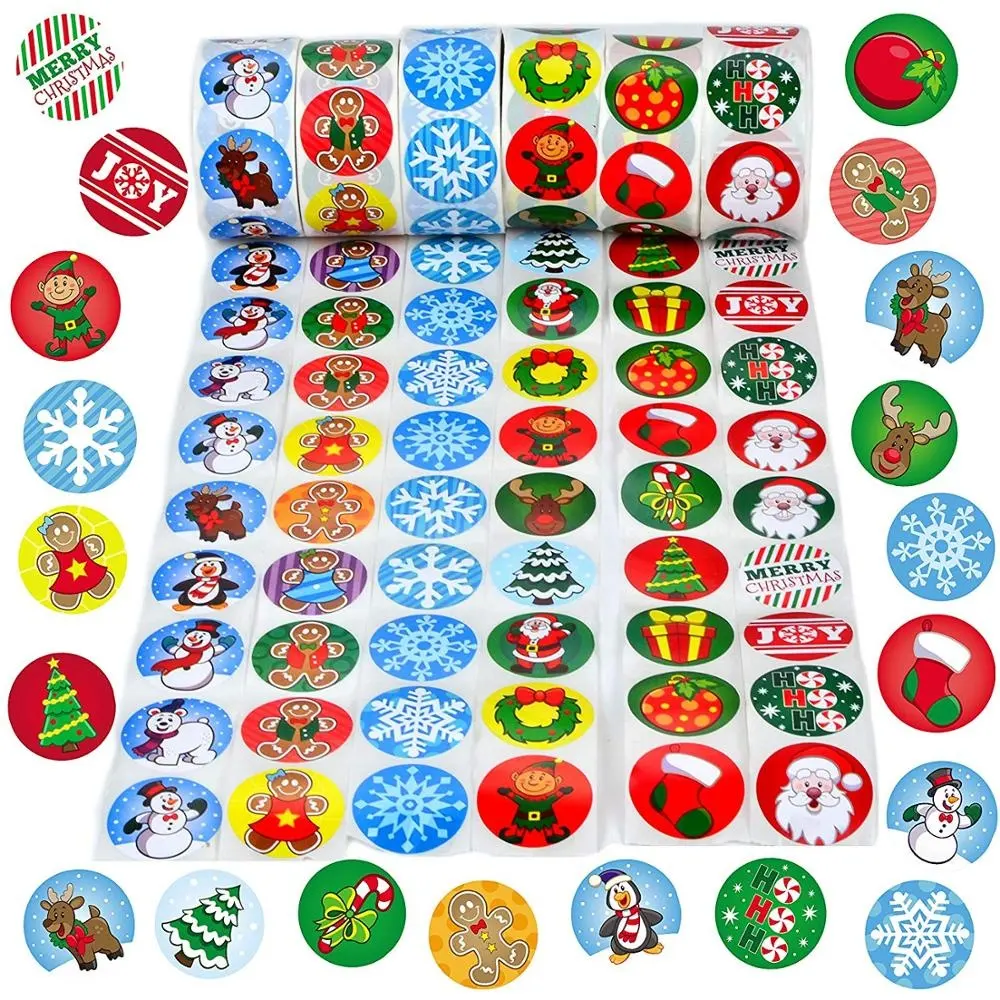 Merry Christmas Stickers for Card Making