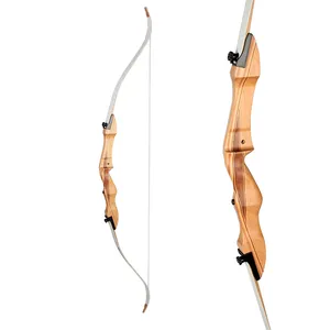 48 "54" 62 "Mohegan אימון קשת חץ וקשת takedown recurve עץ ילדים ומתחילים