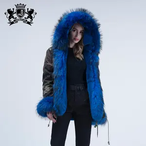 Women Long Model Parka Warm Fur Coat For Winter