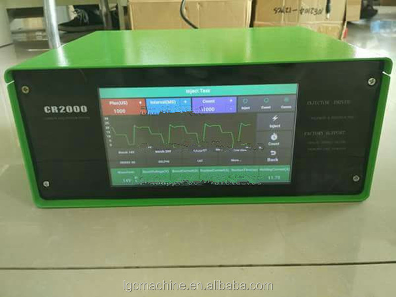 Automóvil alta presión CR2000 Common Rail diesel inyector tester