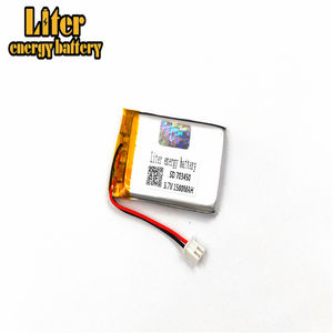 Plug <span class=keywords><strong>2</strong></span>,5-<span class=keywords><strong>2</strong></span> P 703450 1500 mAh <span class=keywords><strong>3</strong></span>,7 v rechargeable lipo battery solar Battery free li-ion battery Battery lithium polymer battery with PCM - Product Image 1