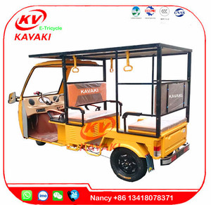 Guangzhou KAVAKI 1000 W potencia motocicleta de tres ruedas rickshaw triciclo eléctrico solar - Product Image 3