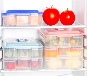 Plastic Food <strong>Storage</strong> Containers <strong>Vegetable</strong> Refrigerator Fruit <strong>Storage</strong> - Product Image 2