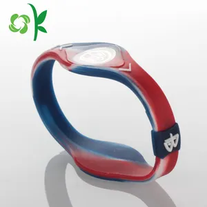 Pulseira de silicone para esportes de equilíbrio, pulseira de silicone com design de silicone para venda quente, compatível com o OEM