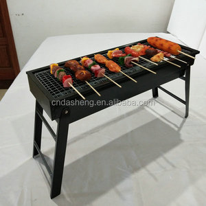 Dayanıklı siyah demir açık kömür BARBEKÜ ızgara ızgara barbekü - Product Image 3