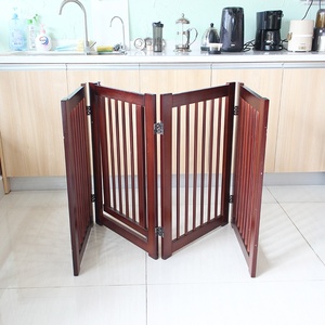 <span class=keywords><strong>En</strong></span> <span class=keywords><strong>bois</strong></span> <span class=keywords><strong>Chien</strong></span> Pliant Porte Clôture Parc D'intérieur Debout De Barrière De Sécurité - Product Image 5