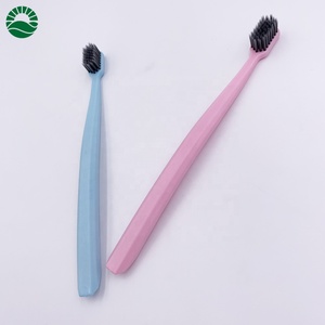 BPAフリー生分解性ハンドルコーンスターチソフト竹炭剛毛歯ブラシ - Product Image 6