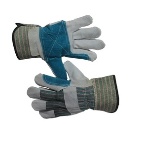 Guantes DE SEGURIDAD personalizados de cuero de vaca para hombre, comodidad superior, para trabajos de construcción, fabricación de minería, trabajos resistentes y afilados - Product Image 1