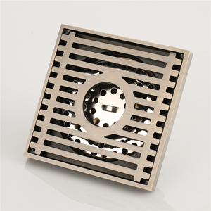 HIDEEP Siphon de sol anti-odeur 4 pouces au design moderne pour hôtels, avec installation et nettoyage faciles - Product Image 5