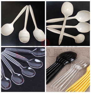 Tốc độ cao dùng một lần nhựa dao kéo muỗng nĩa dao tấm ép phun máy làm - Product Image 2