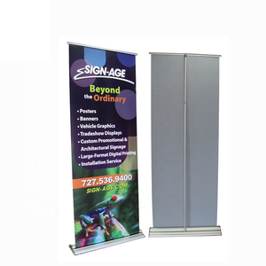 Werbe-Roll-Up-Banner mit individuellem Druck für den Außenbereich, Roll-Up-Bannerständer, einziehbare Bannerständer - Product Image 1