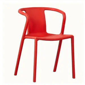Commercio all'ingrosso a buon mercato mobili in plastica per il tempo libero all'aperto bracciolo sedia da giardino