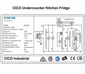 Cico Đen Đôi Cửa Ngoài Trời Đồ Uống Mát-Bia Có Thể Tủ Lạnh Thanh Mát Đồ Uống Mát Ce - Product Image 4