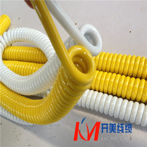 Cavi di alimentazione a spirale KM Cable RUVT3*1.0 2Coer 3Coer 4C5C6C7C in rame con guaina in PVC e rivestimento in PU -40 +85 per centrali elettriche - Product Image 2