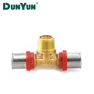 Trung Quốc Nhà sản xuất áp lực cao Brass pex Báo Chí phụ kiện nickle mạ brass cơ thể <span class=keywords><strong>SS</strong></span> tay áo bao gồm <span class=keywords><strong>TEE</strong></span>/Khuỷu Tay ổ cắm công cụ - Product Image 2
