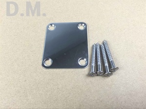 Raysen St Bạc/Đen Guitar Điện Bass Cổ Tấm Cổ Vuông Cổ Tấm Doanh Với Ốc Vít Kim Loại Pickup DM-ST04 Guitar Bộ Phận - Product Image 2