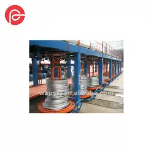 Pingsheng invert vertical type coiler non-stop wire take up frame DM24/1000