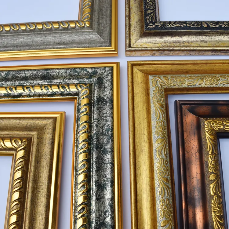 J06044 series Picture Photo Painting Mirror PS Frame Moulding Manufacturer