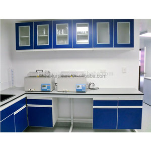 Kullanılmış Okul Mobilyaları Okul laboratuvar mobilyası/Diş Laboratuvarı Çelik çalışma masası Çekmeceli - Product Image 1