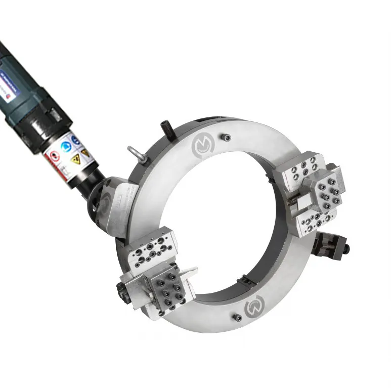 OCP-325 pneumatische Split frame Snijden en Afschuinen facing flens machine pijp beveling snijmachine