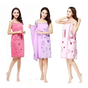 Lage Prijs Magische Badhanddoeken Sexy Dame Meisjes Kids Spa Douche Handdoek Body Wrap Badjas Draagbare Strandjurk