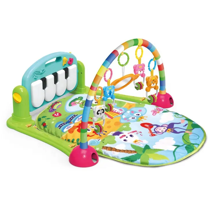 Teclado de piano eletrônico infantil, teclado engraçado para bebês, piano e jogo, tapete infantil