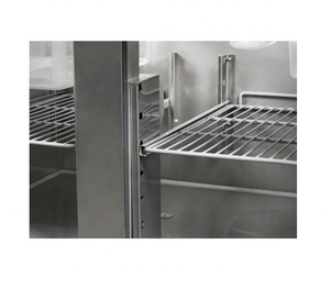 Réfrigérateur de comptoir en acier inoxydable pour la préparation de salades dans les hôtels et les restaurants, <span class=keywords><strong>table</strong></span> de travail pour pizza - Product Image 6