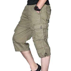 Supply Modieuze Katoen Chino Cargo Shorts Voor Mannen