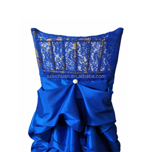 <span class=keywords><strong>Fundas</strong></span> de <span class=keywords><strong>Silla</strong></span> Blancas de Tafetán con Encaje Personalizadas, Decoración para Bodas, <span class=keywords><strong>Fundas</strong></span> para Sillas de Banquete, <span class=keywords><strong>Fundas</strong></span> para Sillas de Boda - Product Image 3