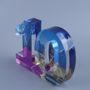 Clear Acryl Stempelen Blok Acryl Stempel Blok Logo Blok - Product Image 6