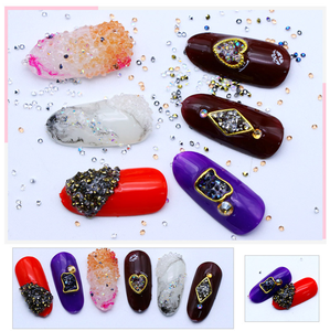 Petits tubes à paillettes en zircon avec couvercle pointu, accessoire pour décoration des ongles, <span class=keywords><strong>nail</strong></span>-<span class=keywords><strong>art</strong></span>, vente en gros, 10 pièces - Product Image 2