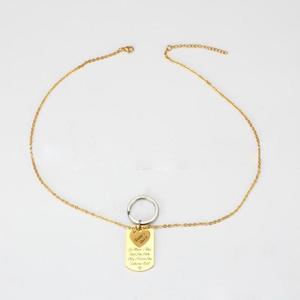 C' è Questa Ragazza Che Ha Rubato Il Mio Cuore Lei Chiamate Me Papà <span class=keywords><strong>Figlia</strong></span> del <span class=keywords><strong>Padre</strong></span> Keychain Della Collana Set - Product Image 5