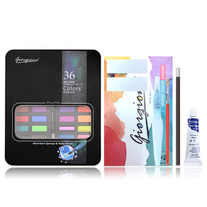 Juego de Pinturas de Acuarela Clásicas Giorgione de 36 Colores con Pincel de Nailon Gratis para Pintar sobre Lienzo - Product Image 1
