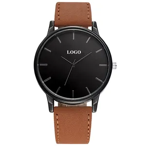 Maak Uw Eigen Ontwerp Horloge Bedrijf Naam Gepersonaliseerde Mannen OEM Horloge Goedkope Aangepaste Logo Horloges