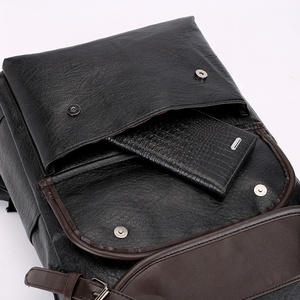 Hohe Qualität Große Kapazität männer Leder <span class=keywords><strong>Laptop</strong></span> Rucksack für Reise