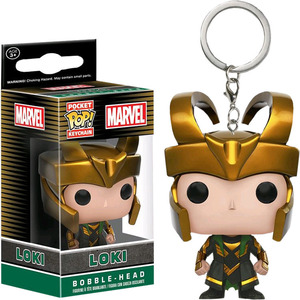 Al por mayor venta caliente funko pop Loki <span class=keywords><strong>anime</strong></span> figura llavero - Product Image 3