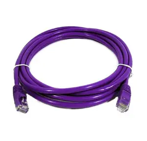 cat5e utp snagless patch cord/snagless UTP cat.5e patch cord purple color