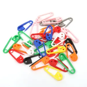 Prix moins cher Personnalisé Noir <span class=keywords><strong>À</strong></span> La Mode BRICOLAGE En Plastique Coloré Par Chapeaux <span class=keywords><strong>Épingle</strong></span>s De Sûreté pour Accessoires De Vêtement - Product Image 1