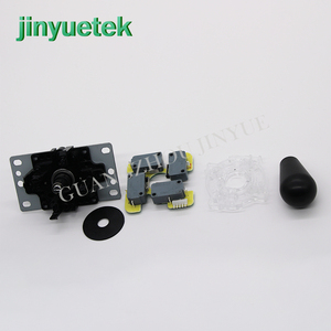 Satış Oval top top top ile 5 Pin sanwa Joystick dövüş oyunu makinesi için evrensel oyun kolu sopa