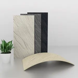 3d-formable Wall Tile Grey Slate Flexible Stone Veneer Natural Modern Full Body Tiles Exterior Tiles Villa Matte External Wall