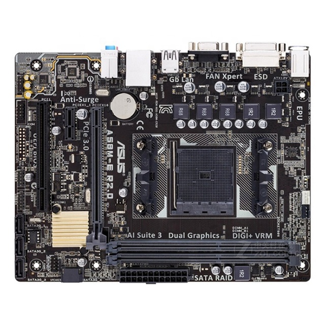 A58 Motherboard for Asus A58M-E R2.0 FM2+ DDR3 AMD Small Board
