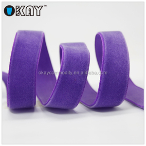 Tamam fabrika ücretsiz örnekleri toptan 10 mm kadife elastik şerit - Product Image 2