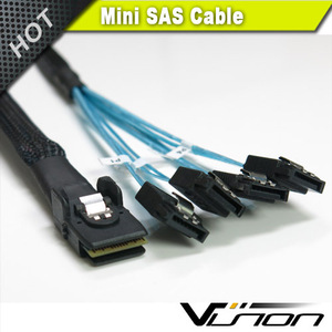 Cable Mini SAS SFF-8087 a 4 SATA <span class=keywords><strong>IPass</strong></span> para Conexión a Placa Base, 1 Cable - Product Image 1