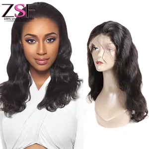 ZSF Brazilian Human Hair Loose Wave Full Lace Wig