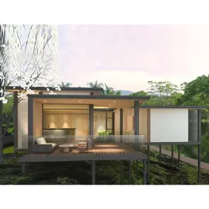 ญี่ปุ่น1ชั้น Prefab Modular บ้านแผน