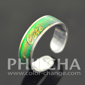 Cuff Mood Band Ring con lindo patrón para regalo de recuerdo - Product Image 5