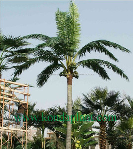 Mejor-venta de palmeras cocotero artificial plástico plantas artificiales al aire libre - Product Image 3