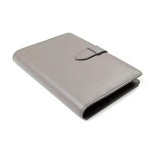 Cuaderno de Cuero Auténtico Recargable con Ranuras para Tarjetas y Soporte para Bolígrafo - Product Image 6