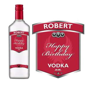 Personalizado Impresión de adhesivo de <span class=keywords><strong>vodka</strong></span> botella de vino de etiquetas de La etiqueta engomada - Product Image 1