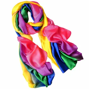 Foulard écossais en soie pour femme, nouvel accessoire de marque de luxe, châles en Tartan, Bandana, écharpe d'été pour la plage, marque de styliste, 2020